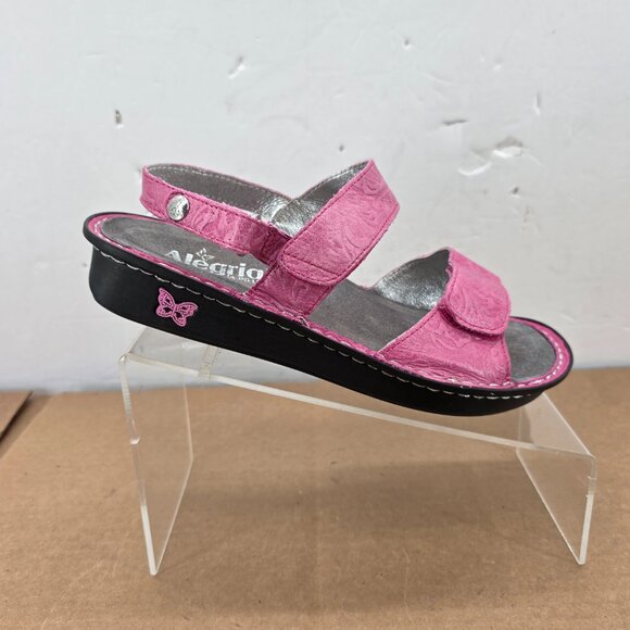 ALEGRIA KARMEN PINK LEATHER WOMEN'S SANDALS SIZE 39 (EUR) Sz 9 - Picture 10 of 15